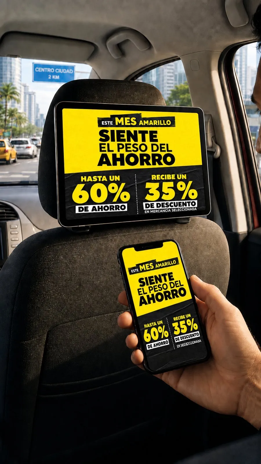 Pantalla interior de Ride Media con la pieza de Black Friday de La Sirena